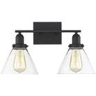 Savoy House - Drake Two Light Bath Bar - 8-9130-2-BK - Canada Light Shop