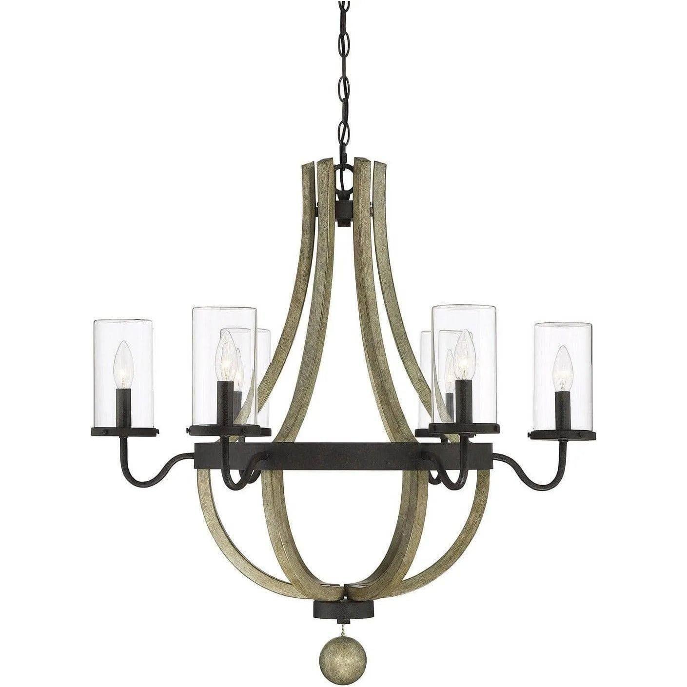 Savoy House - Eden Six Light Outdoor Chandelier - 1-2100-6-70 - Canada Light Shop