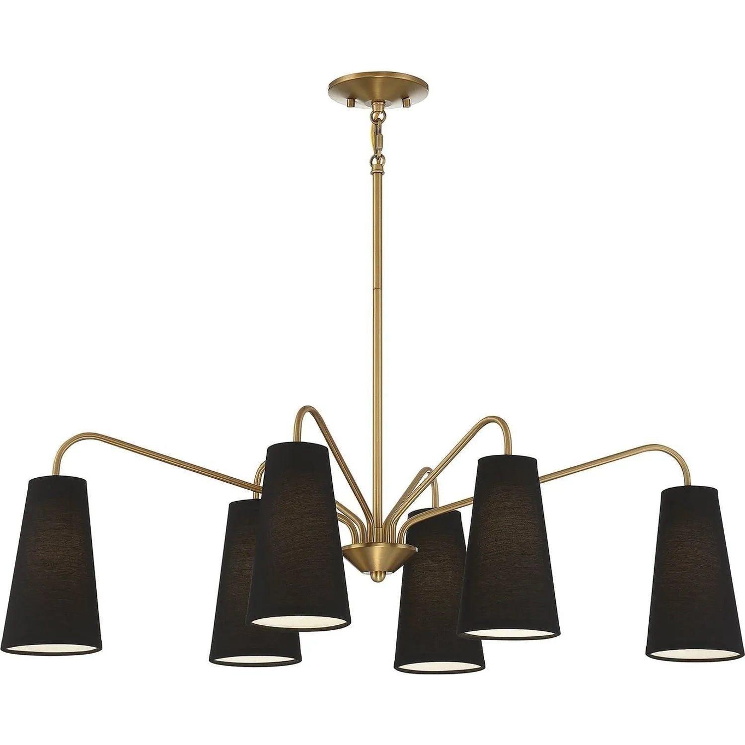 Savoy House - Edgewood Linear Chandelier - 1-1785-6-322 - Canada Light Shop