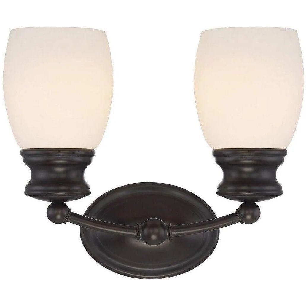 Savoy House - Elise Two Light Bath Bar - 8-9127-2-13 - Canada Light Shop