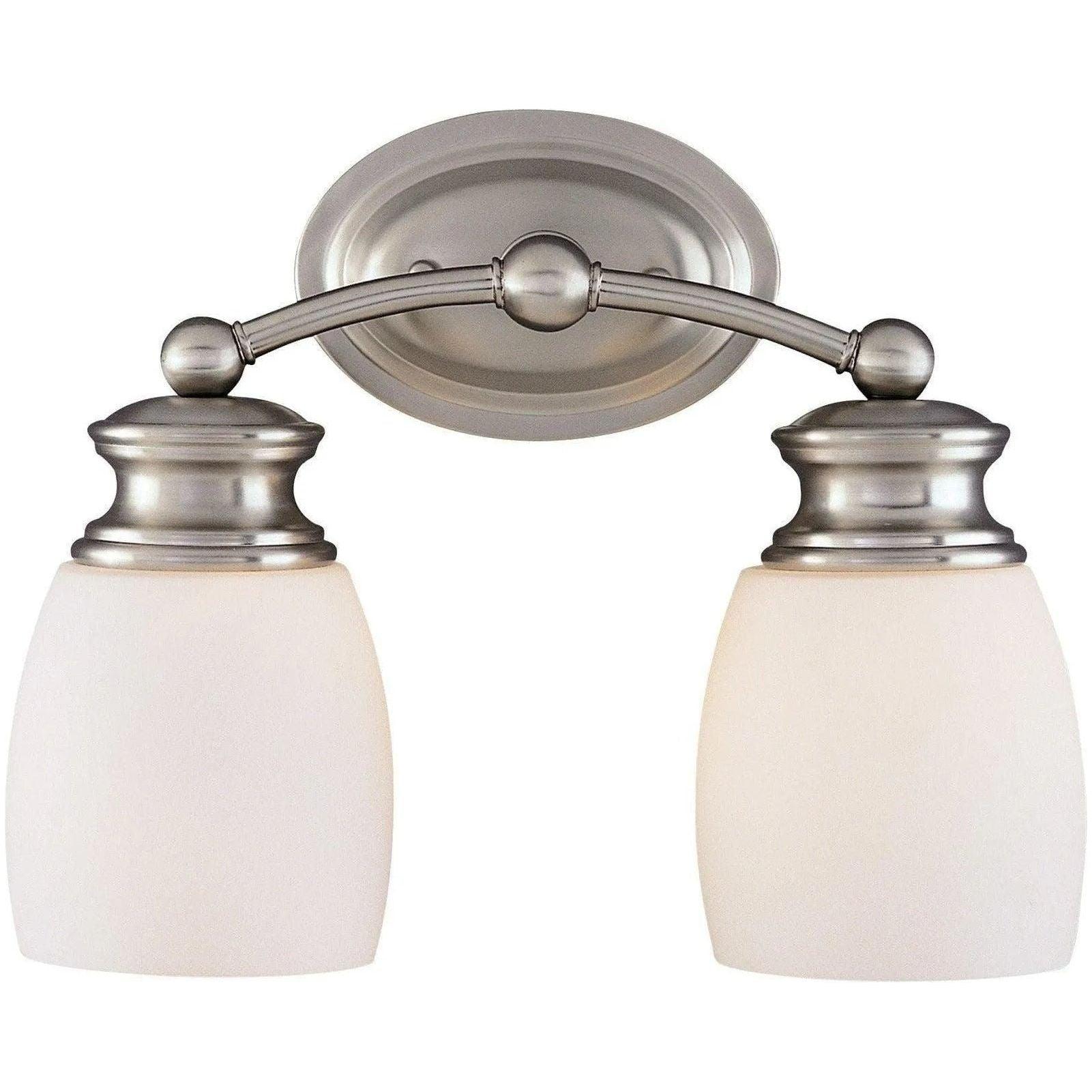 Savoy House - Elise Two Light Bath Bar - 8-9127-2-SN - Canada Light Shop