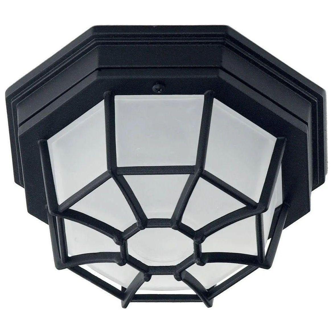 Savoy House - Exteriors One Light Outdoor Flush Mount - 5-2067-BK - Canada Light Shop