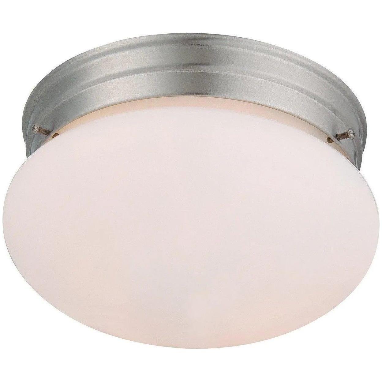 Savoy House - Flush Mount One Light Flush Mount - 6-603-9-SN - Canada Light Shop