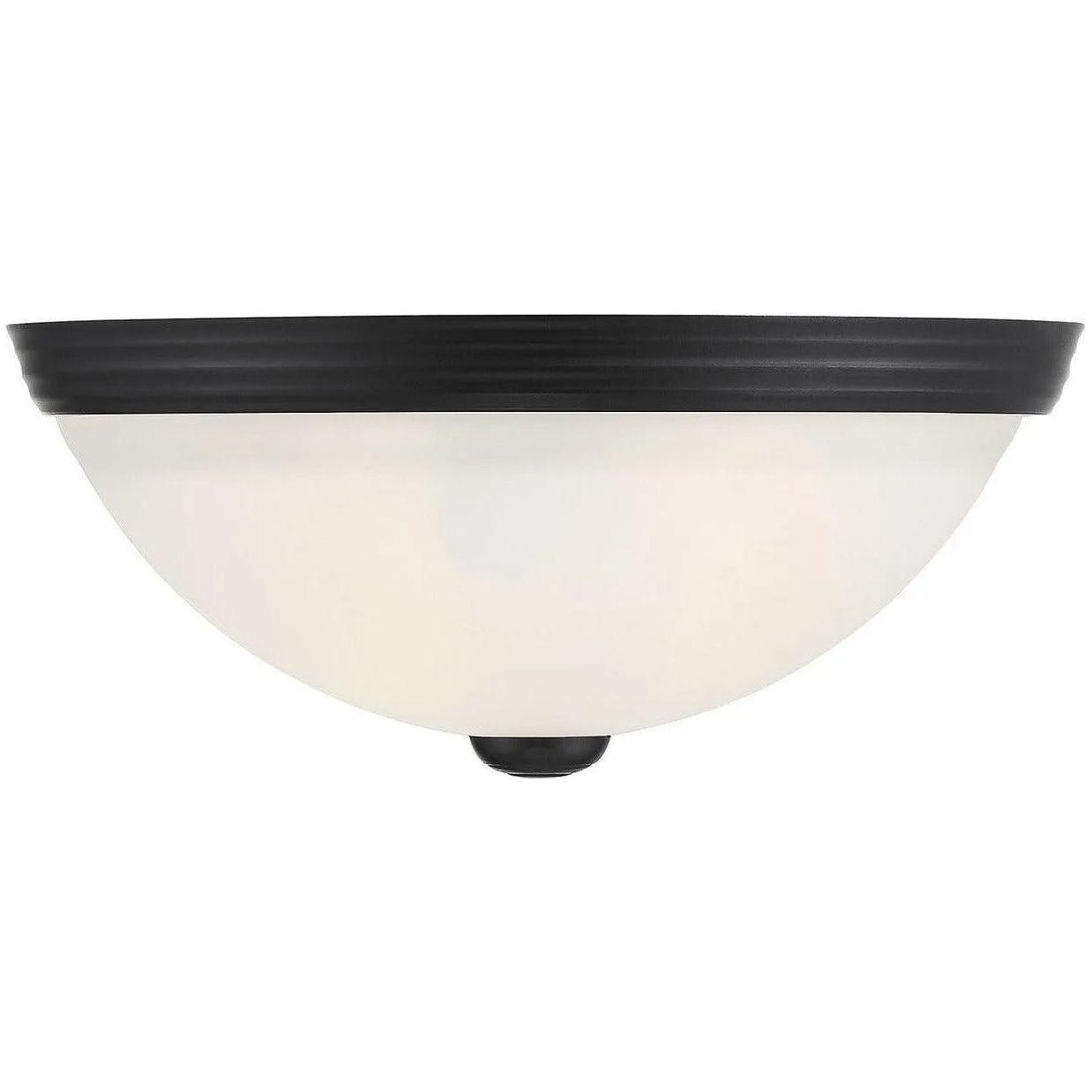 Savoy House - Flush Mount Two Light Flush Mount - 6-780-11-BK - Canada Light Shop