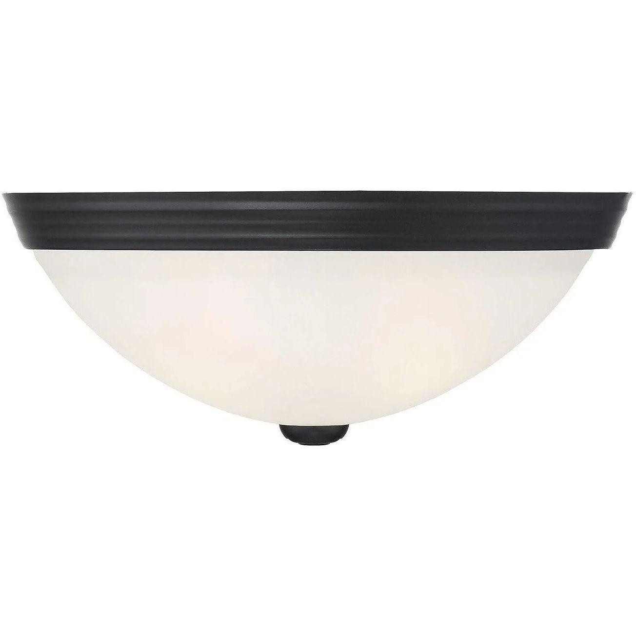 Savoy House - Flush Mount Two Light Flush Mount - 6-780-13-BK - Canada Light Shop