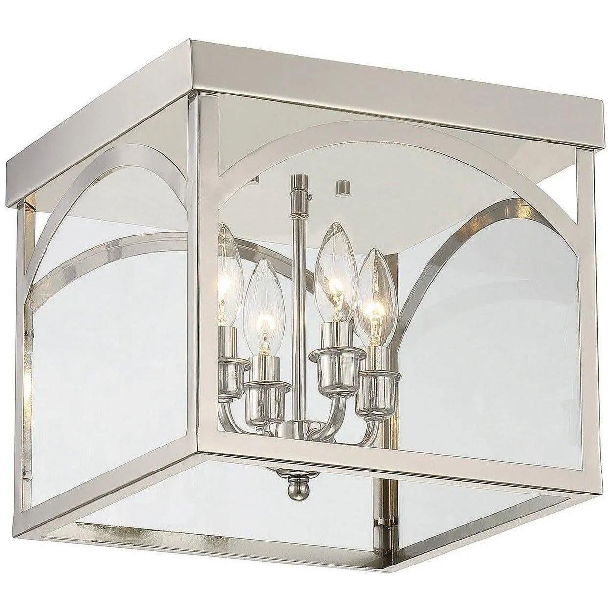 Savoy House - Garrett Four Light Flush Mount - 6-3058-4-109 - Canada Light Shop