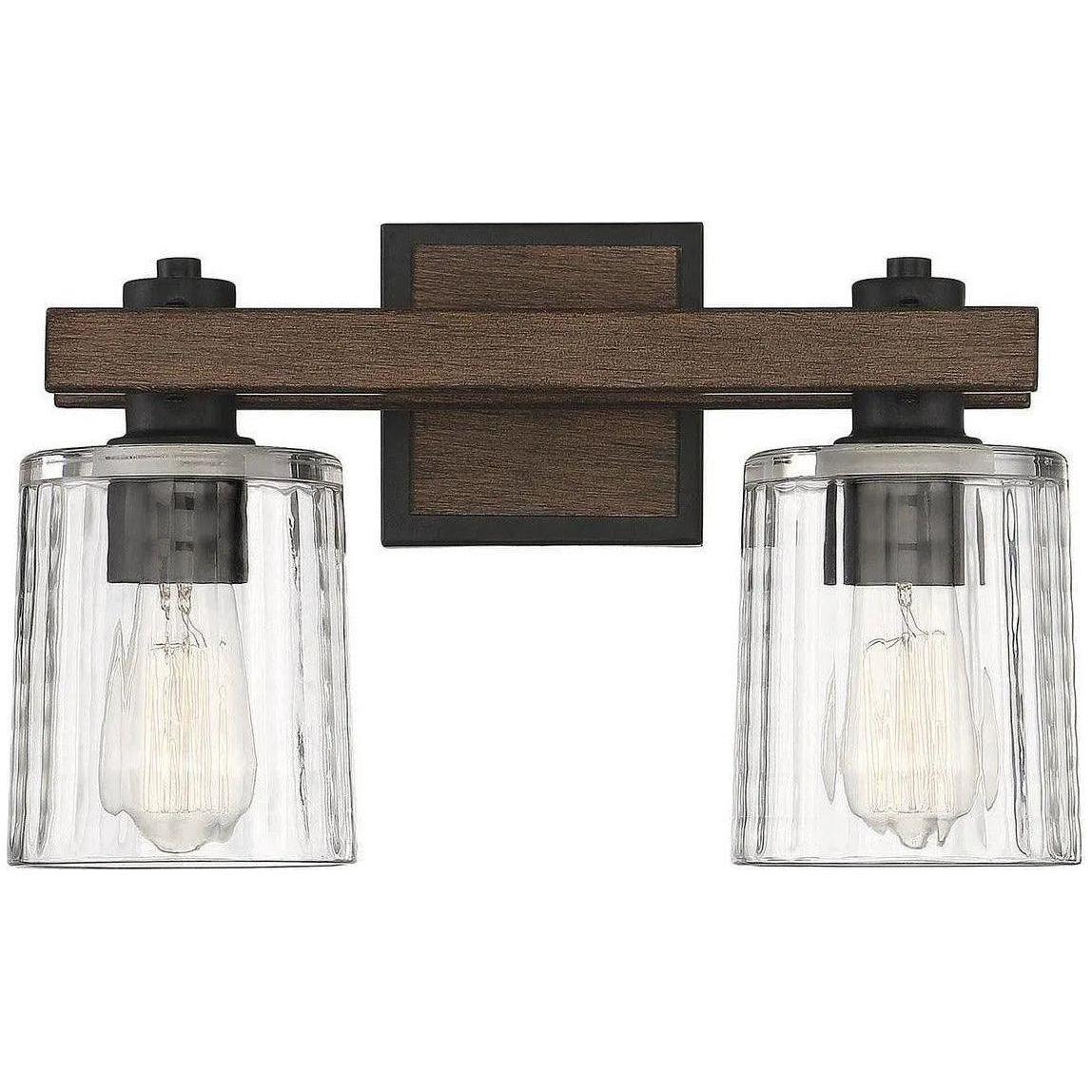 Savoy House - Halifax Two Light Bath Bar - 8-1255-2-41 - Canada Light Shop