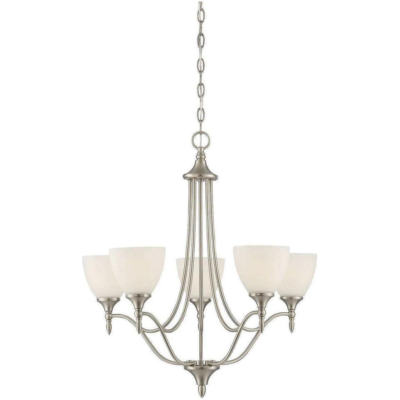 Savoy House - Herndon Five Light Chandelier - 1-1001-5-SN - Canada Light Shop