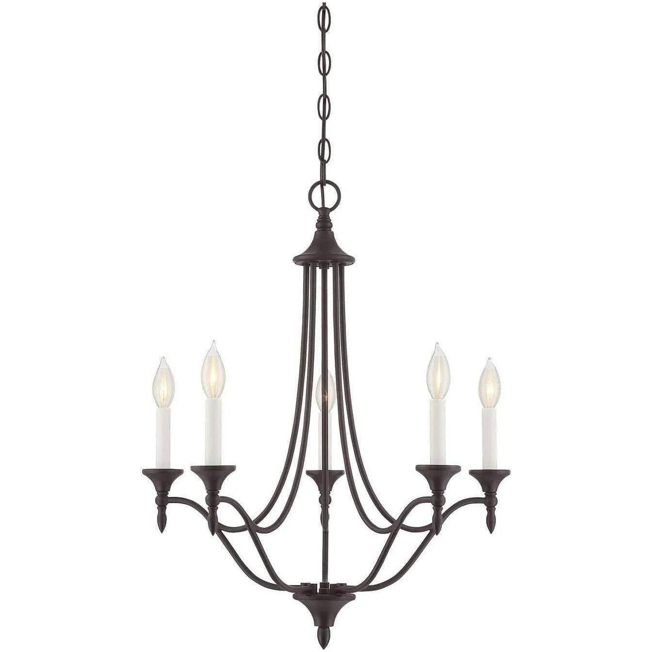 Savoy House - Herndon Five Light Chandelier - 1-1008-5-13 - Canada Light Shop