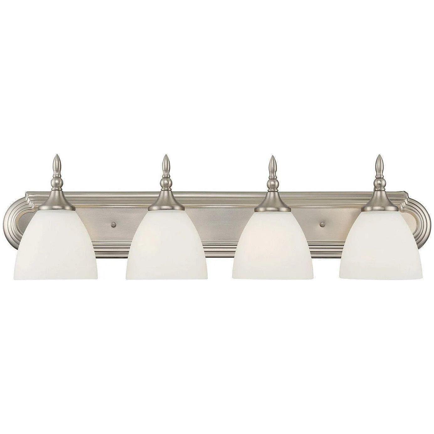 Savoy House - Herndon Four Light Bath Bar - 8-1007-4-SN - Canada Light Shop