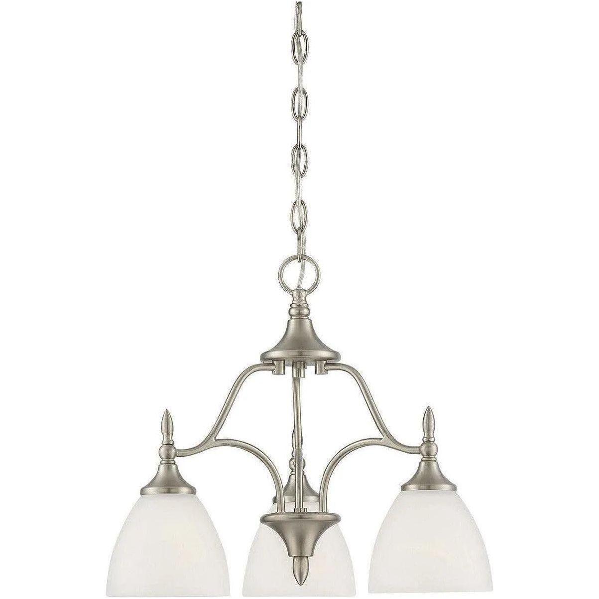 Savoy House - Herndon Three Light Chandelier - 1-1000-3-SN - Canada Light Shop
