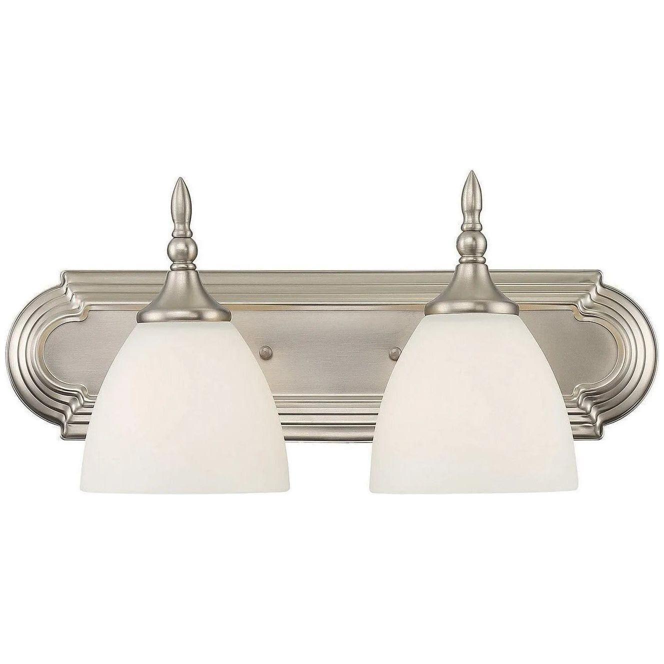 Savoy House - Herndon Two Light Bath Bar - 8-1007-2-SN - Canada Light Shop