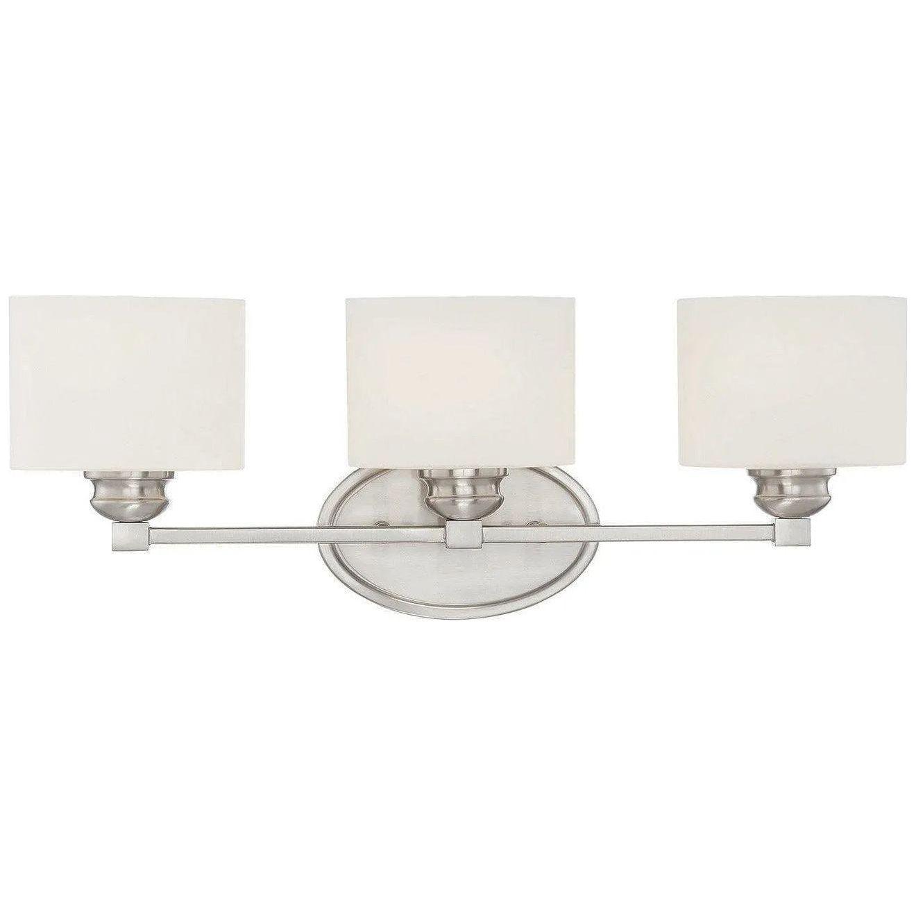 Savoy House - Kane Three Light Bath Bar - 8-890-3-SN - Canada Light Shop
