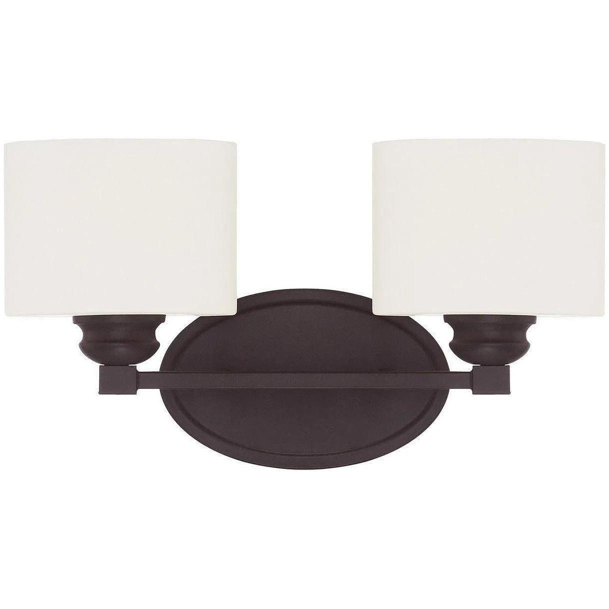 Savoy House - Kane Two Light Bath Bar - 8-890-2-13 - Canada Light Shop