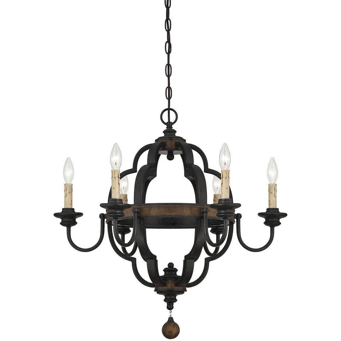 Savoy House - Kelsey Six Light Chandelier - 1-8903-6-41 - Canada Light Shop