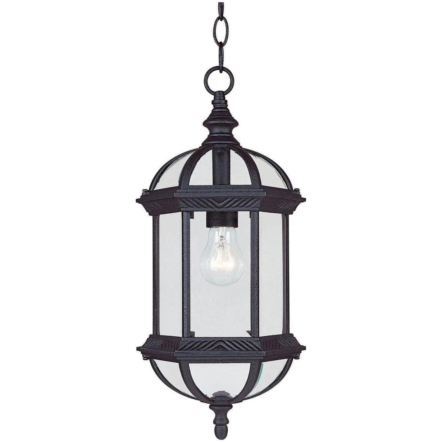 Savoy House - Kensington One Light Hanging Lantern - 5-0631-BK - Canada Light Shop