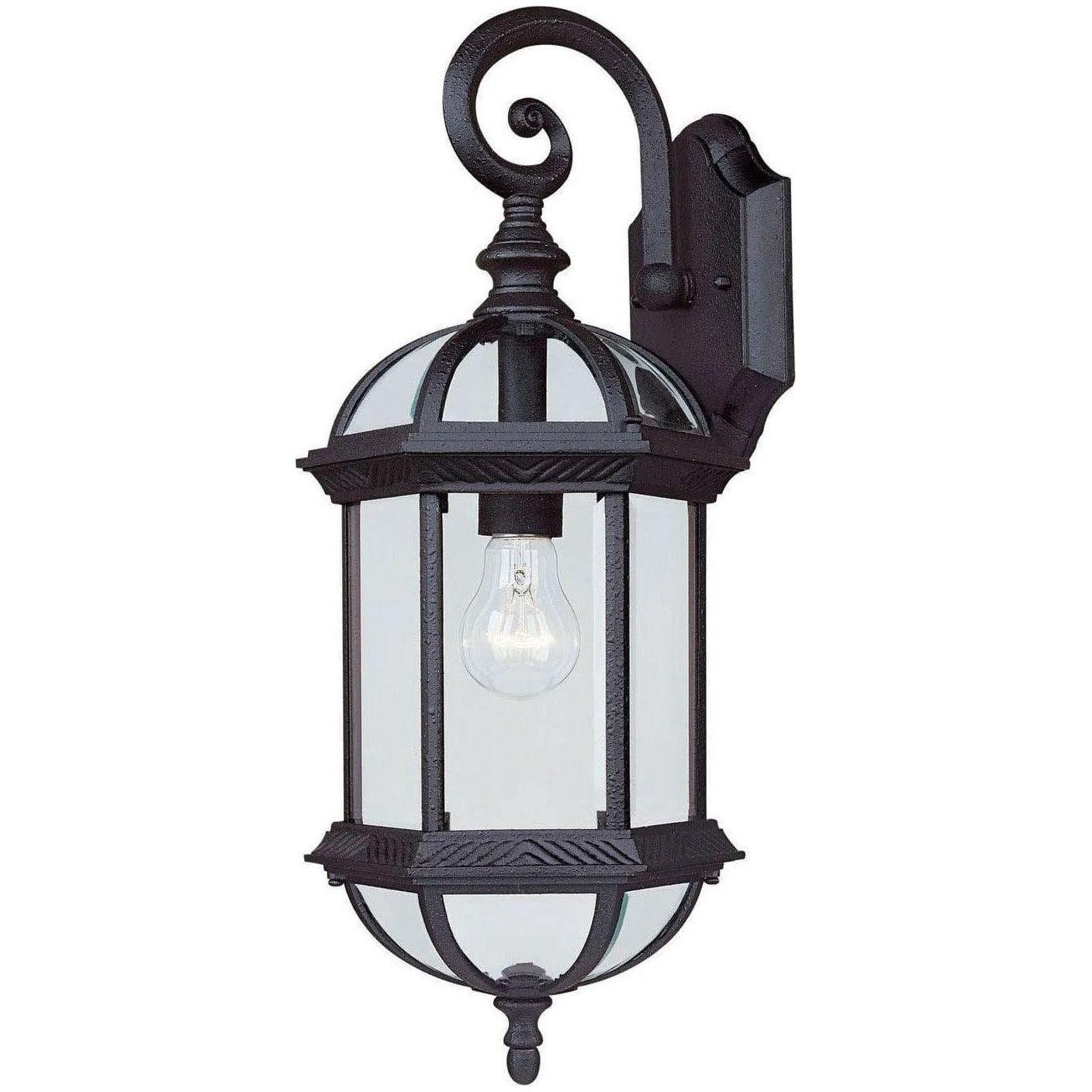 Savoy House - Kensington One Light Wall Mount - 5-0630-BK - Canada Light Shop