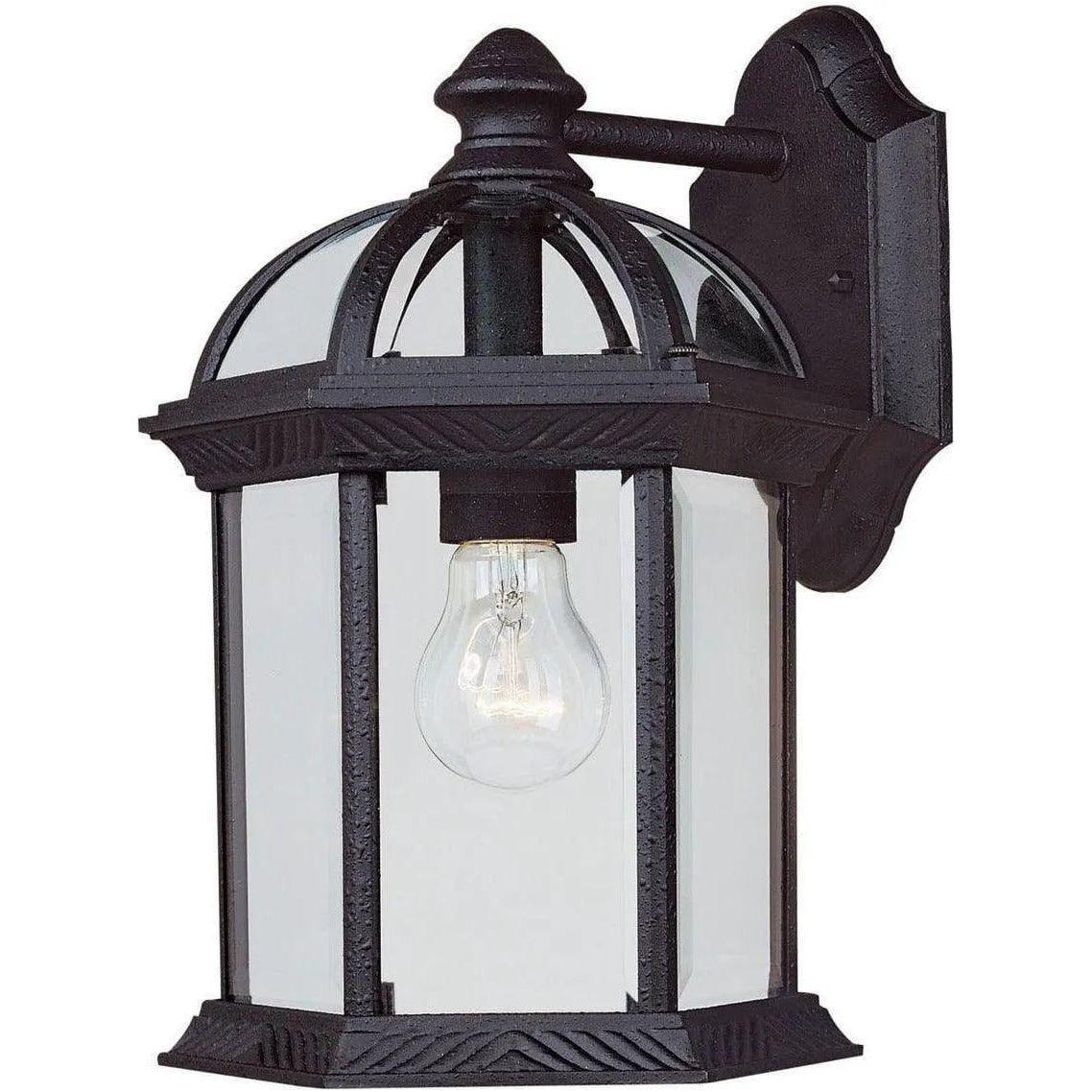 Savoy House - Kensington One Light Wall Mount - 5-0634-BK - Canada Light Shop