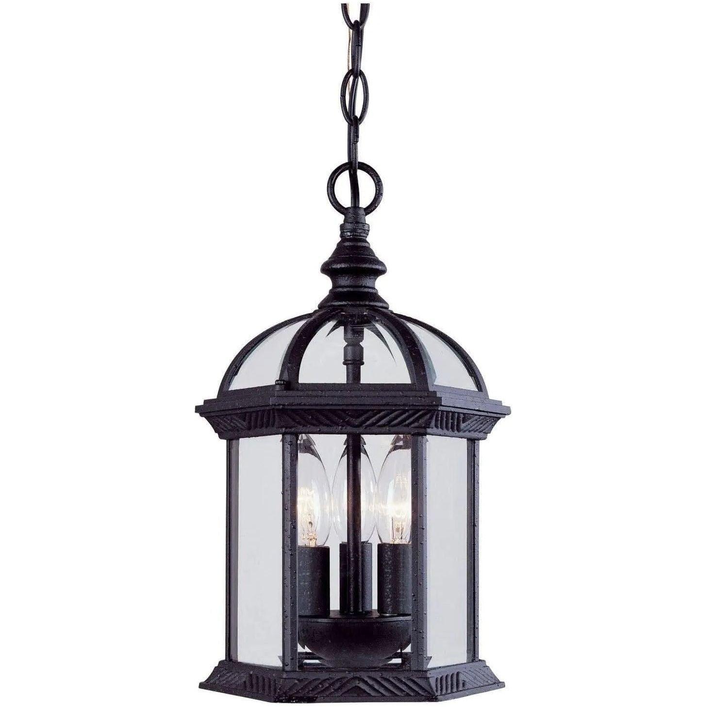 Savoy House - Kensington Three Light Hanging Lantern - 5-0635-BK - Canada Light Shop