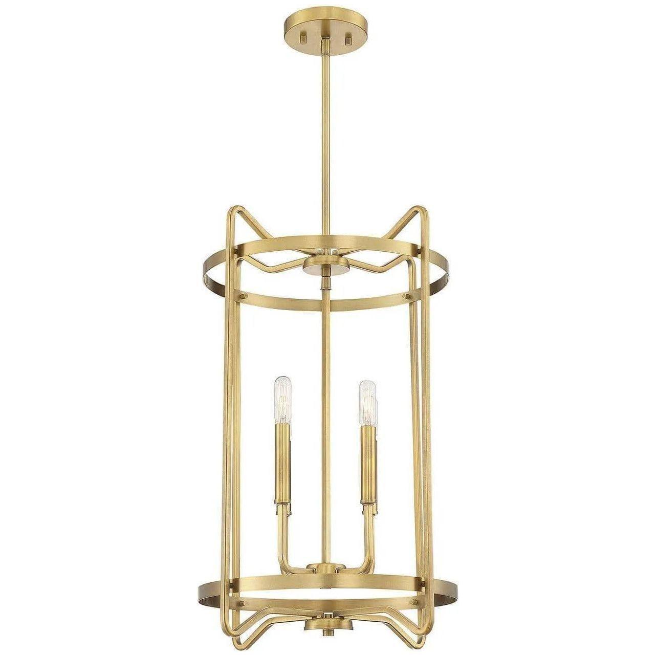 Savoy House - Kent Four Light Foyer Pendant - 3-4901-4-322 - Canada Light Shop