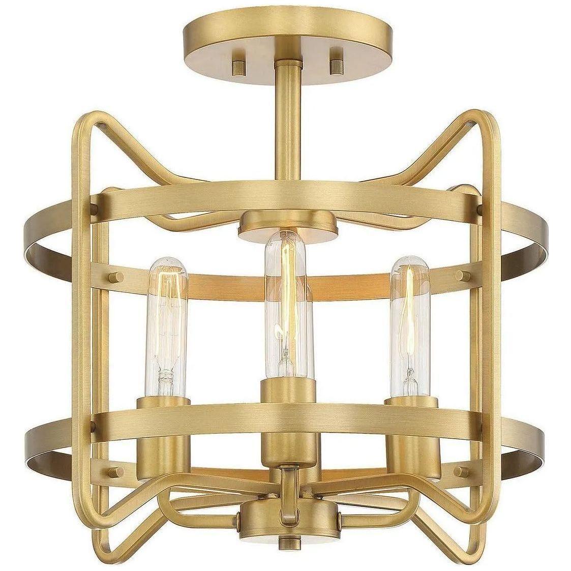 Savoy House - Kent Four Light Semi-Flush Mount - 6-4900-4-322 - Canada Light Shop