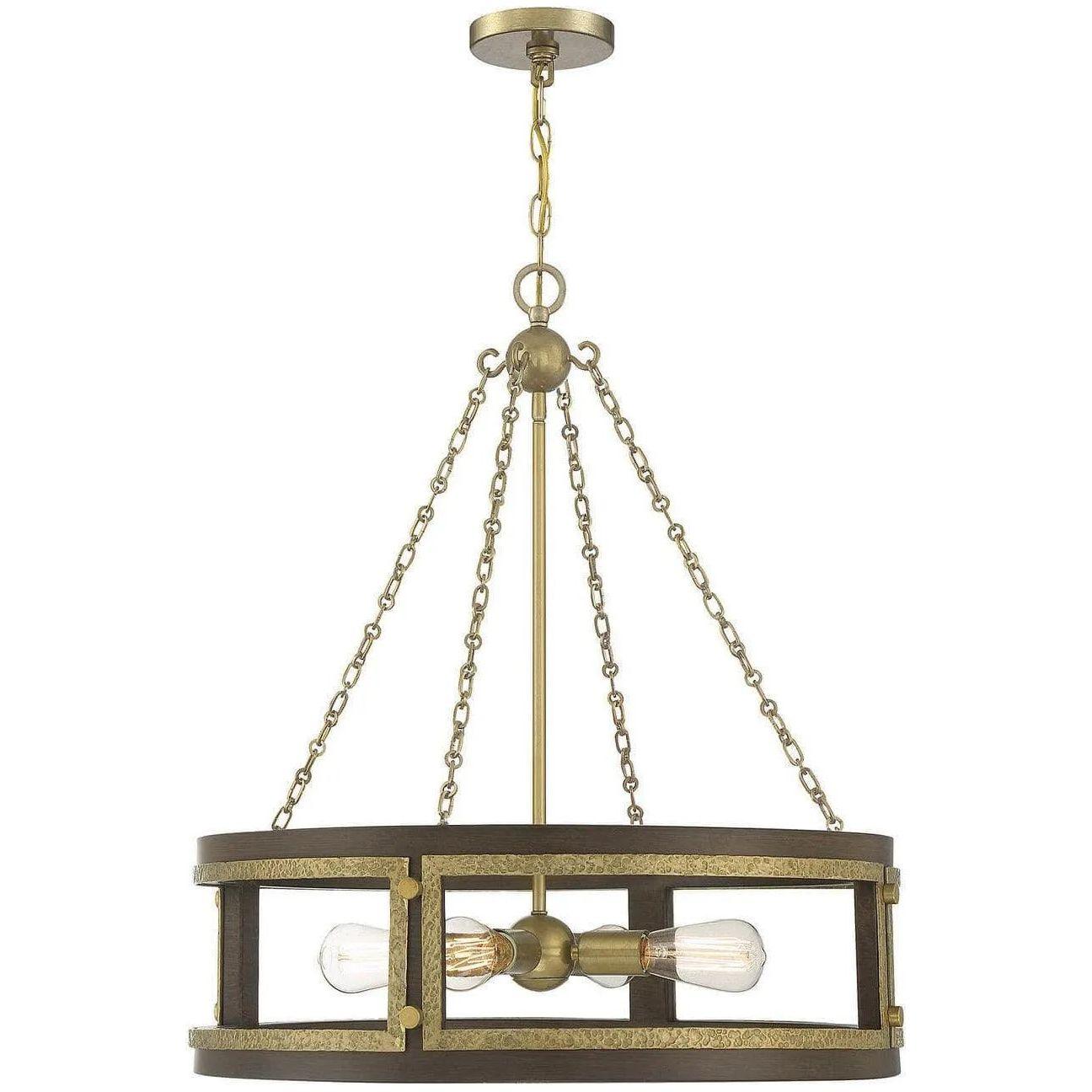 Savoy House - Lakefield Four Light Pendant - 1-1490-4-170 - Canada Light Shop