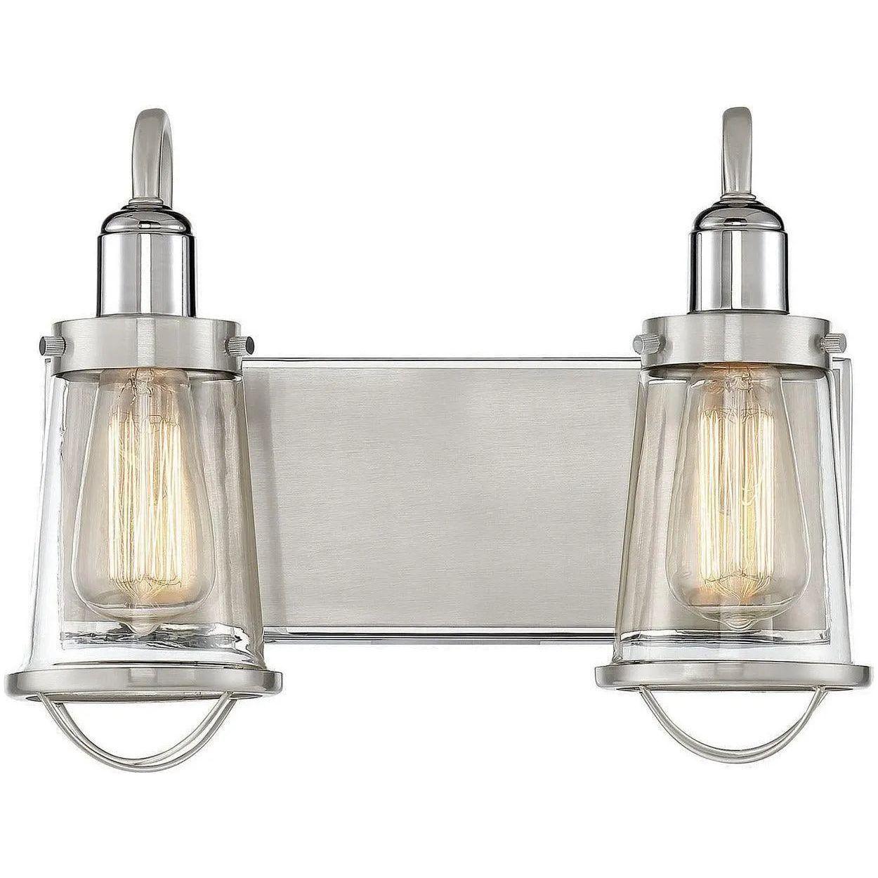 Savoy House - Lansing Two Light Bath Bar - 8-1780-2-111 - Canada Light Shop