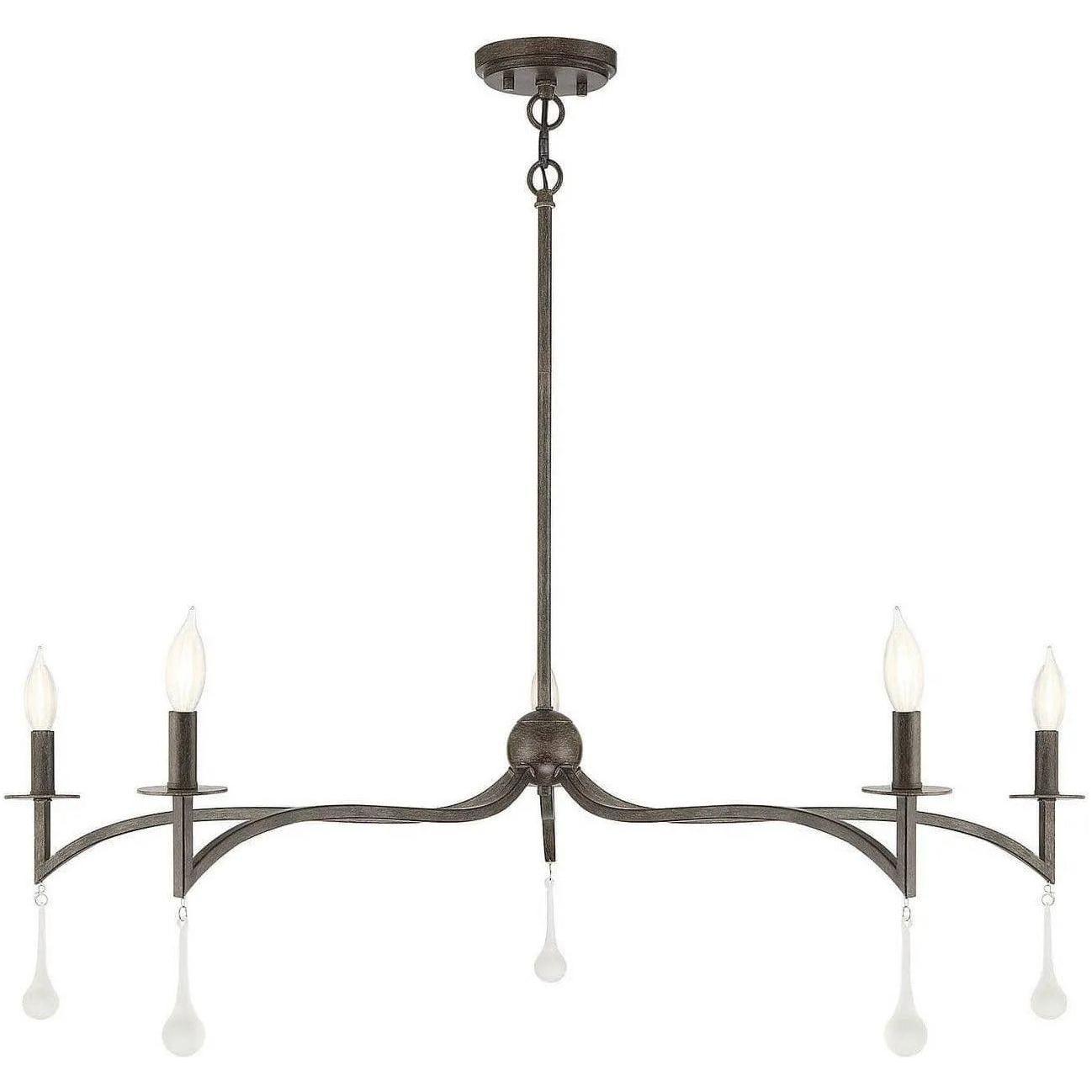 Savoy House - Laramie Five Light Chandelier - 1-1099-5-183 - Canada Light Shop
