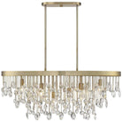Savoy House - Livorno Eight Light Linear Chandelier - 1-1847-8-127 - Canada Light Shop