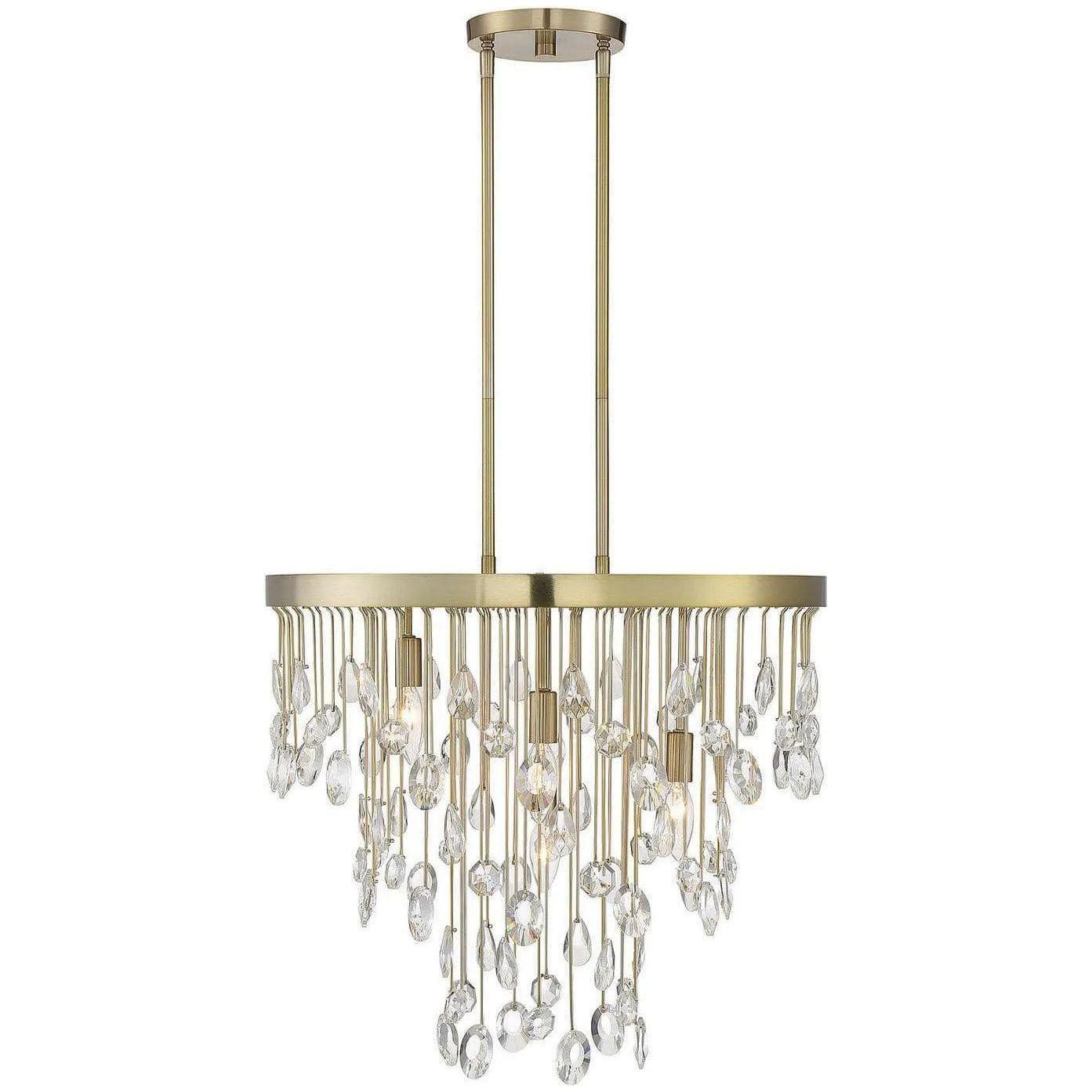 Savoy House - Livorno Four Light Chandelier - 1-1846-4-127 - Canada Light Shop