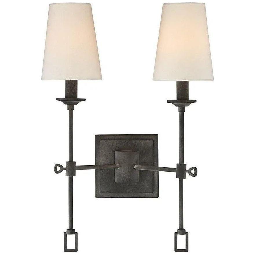 Savoy House - Lorainne Two Light Wall Sconce - 9-9004-2-88 - Canada Light Shop