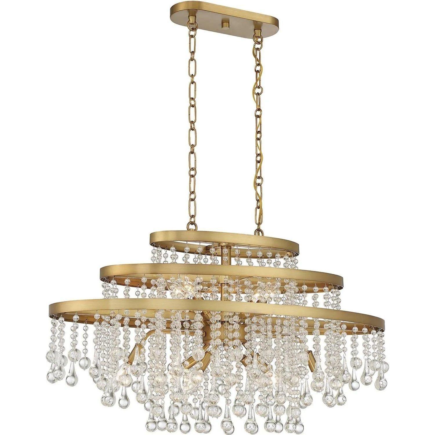 Savoy House - Luna Oval Chandelier - 1-1867-10-322 - Canada Light Shop