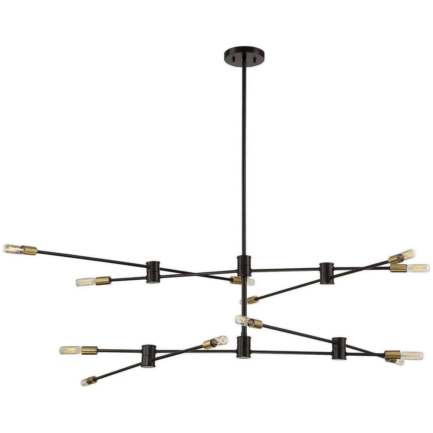Savoy House - Lyrique 12 Light Chandelier - 1-7001-12-77 - Canada Light Shop