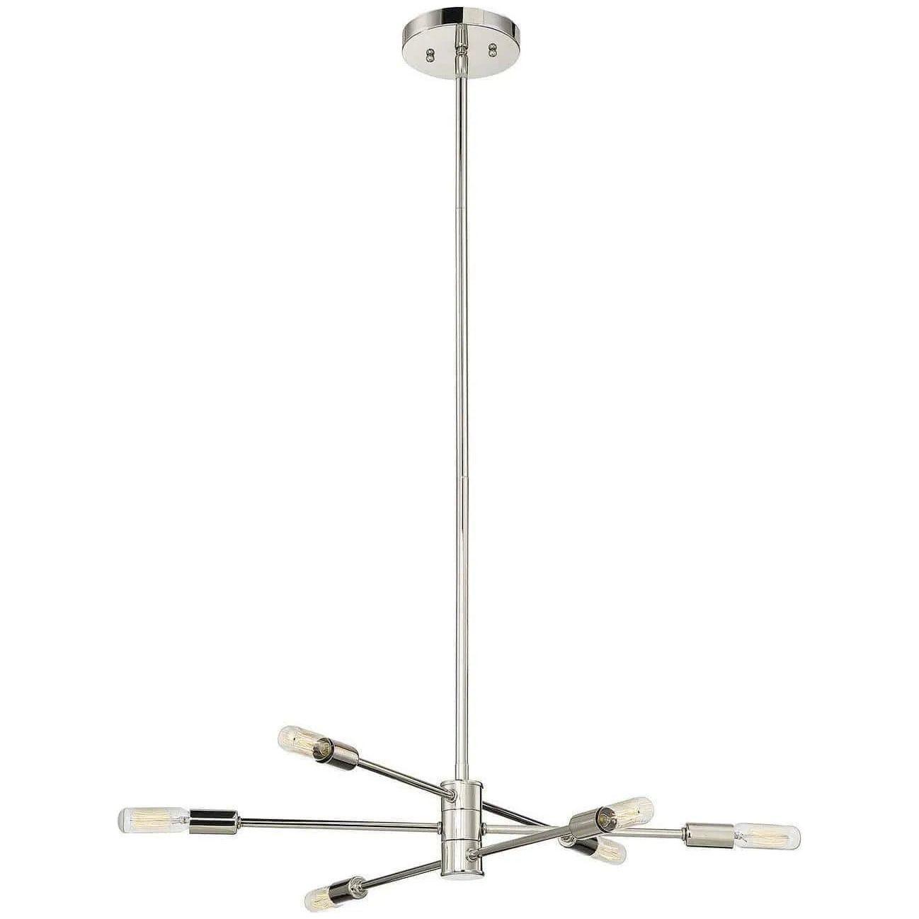 Savoy House - Lyrique Six Light Chandelier - 1-7000-6-109 - Canada Light Shop