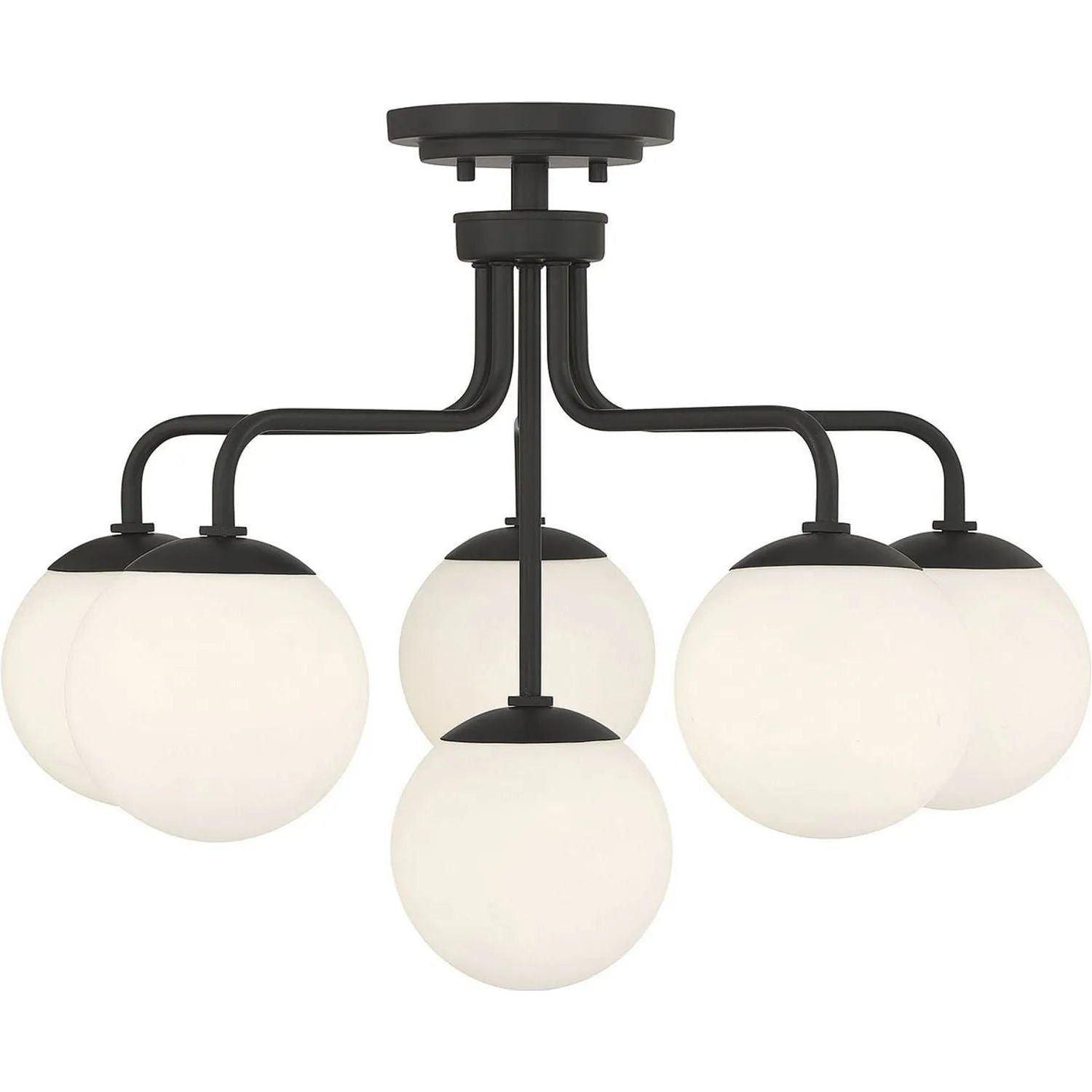 Savoy House - Marco Semi-Flush Mount - 6-1950-6-89 - Canada Light Shop