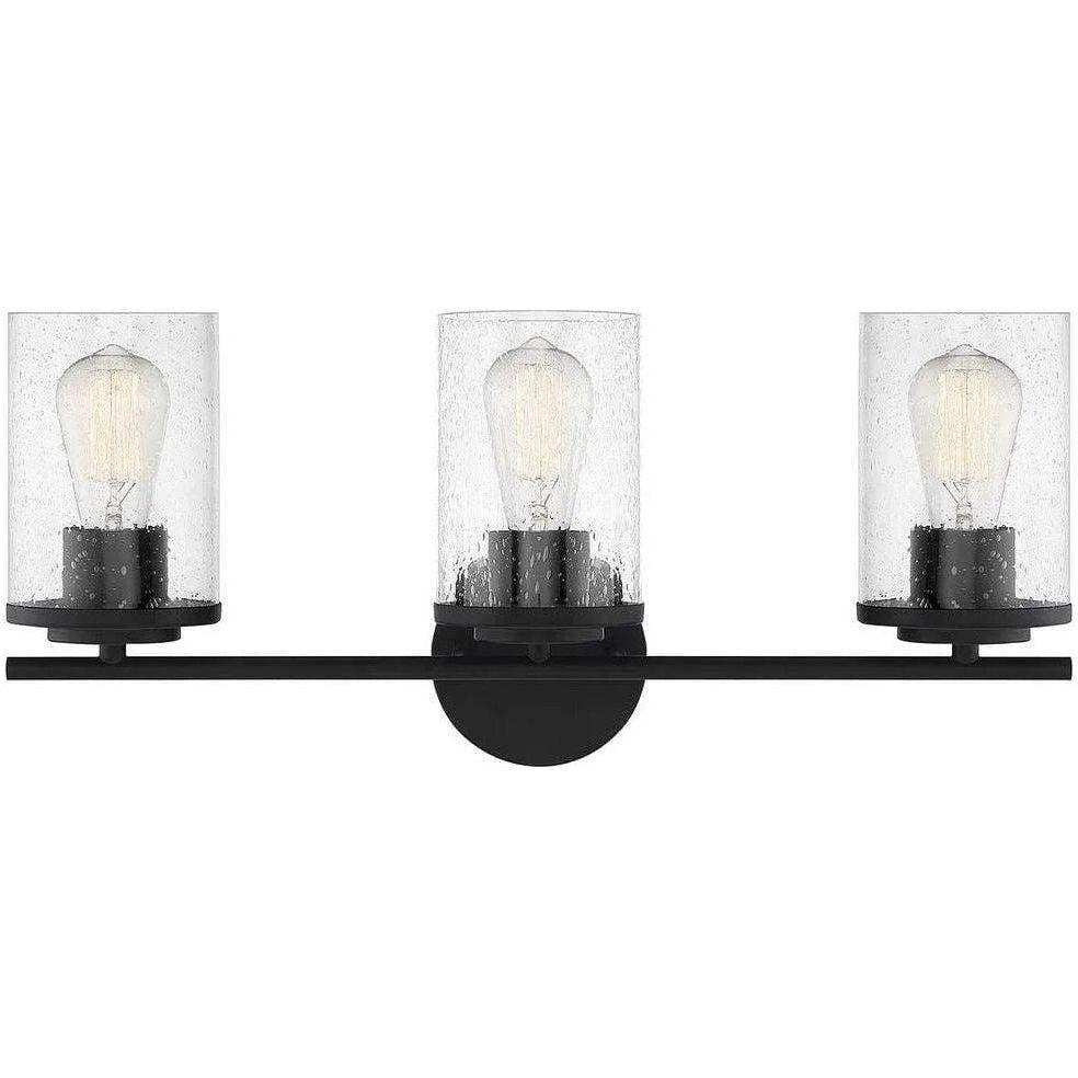 Savoy House - Marshall Three Light Bath Bar - 8-8020-3-BK - Canada Light Shop