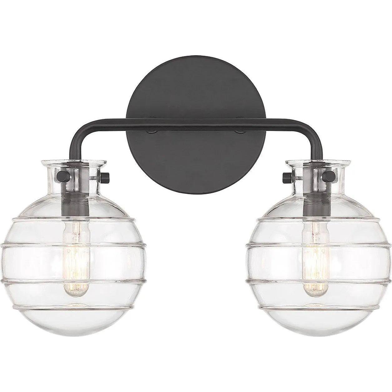 Savoy House - Mason Bathroom Vanity - 8-4300-2-BK - Canada Light Shop