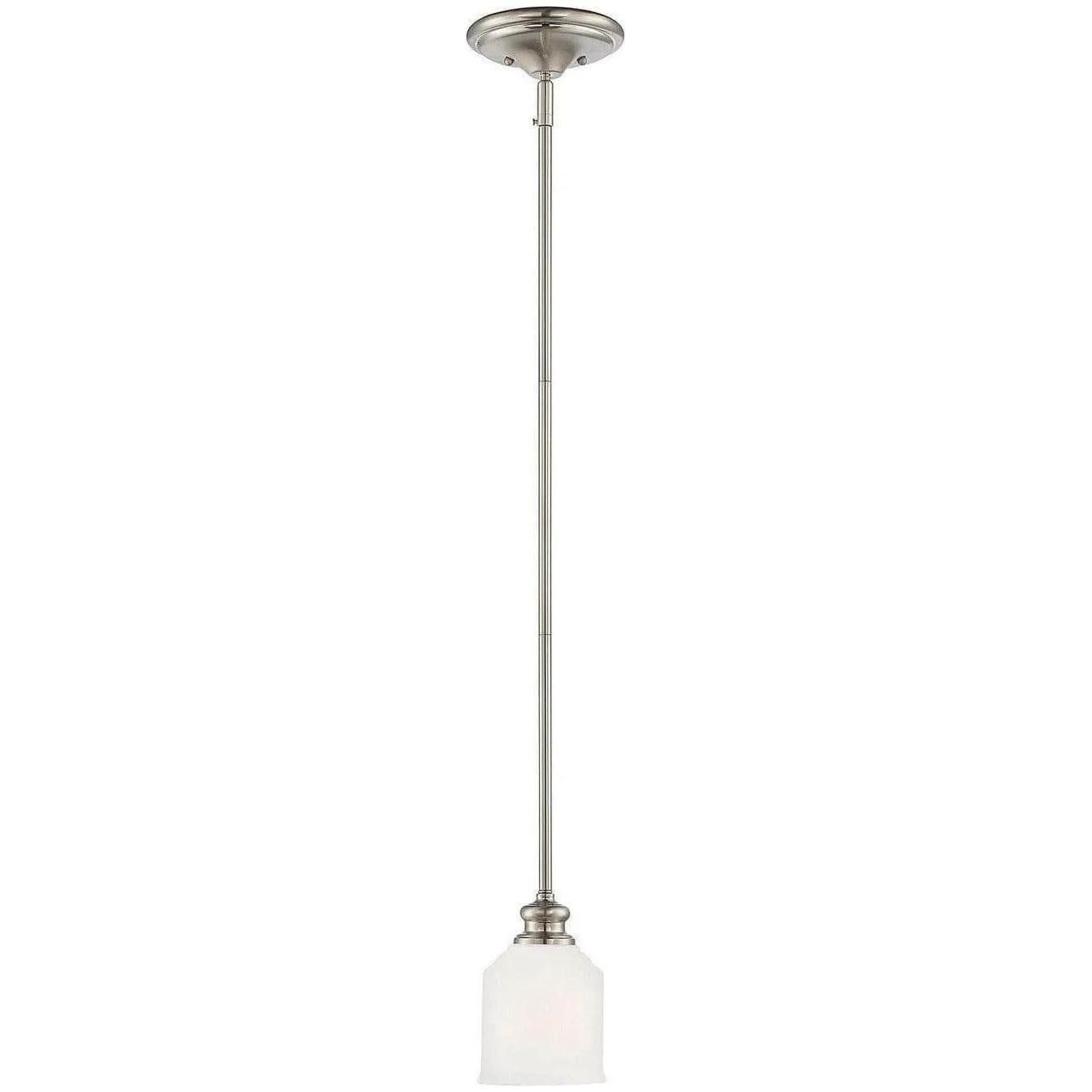Savoy House - Melrose One Light Mini Pendant - 7-6834-1-SN - Canada Light Shop