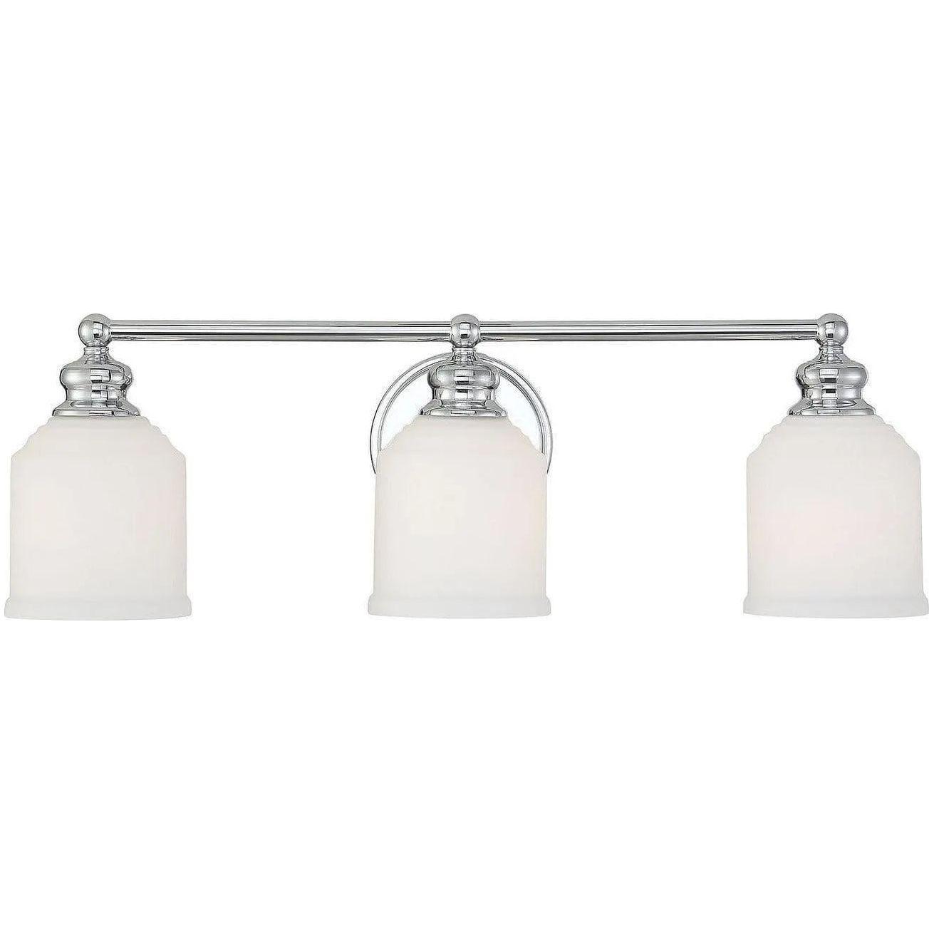 Savoy House - Melrose Three Light Bath Bar - 8-6836-3-11 - Canada Light Shop