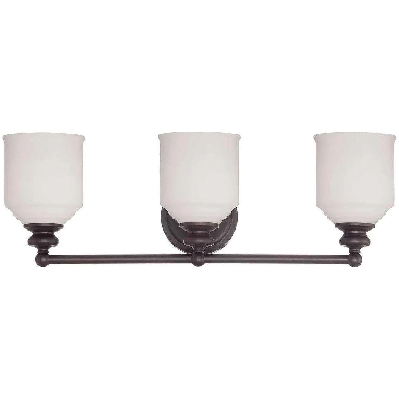 Savoy House - Melrose Three Light Bath Bar - 8-6836-3-13 - Canada Light Shop