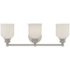 Savoy House - Melrose Three Light Bath Bar - 8-6836-3-SN - Canada Light Shop
