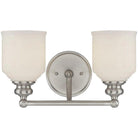 Savoy House - Melrose Two Light Bath Bar - 8-6836-2-SN - Canada Light Shop