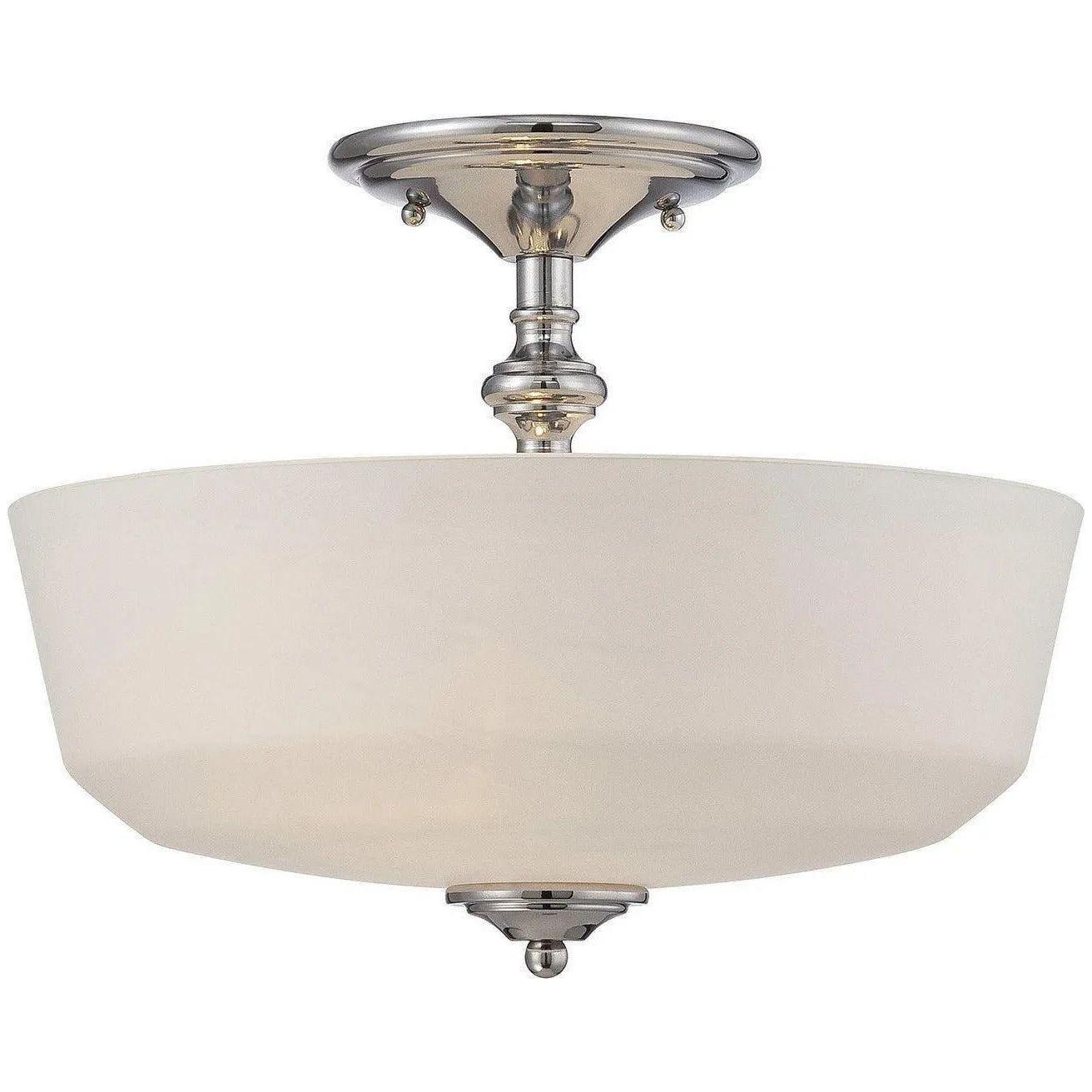 Savoy House - Melrose Two Light Semi-Flush Mount - 6-6835-2-11 - Canada Light Shop