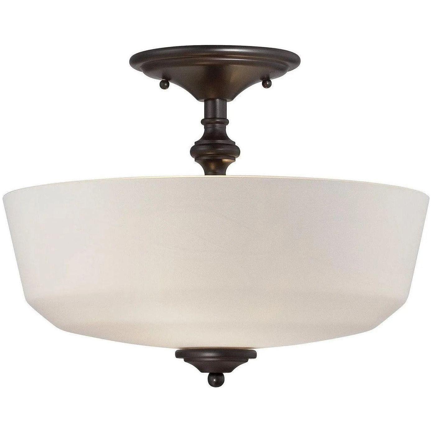 Savoy House - Melrose Two Light Semi-Flush Mount - 6-6835-2-13 - Canada Light Shop