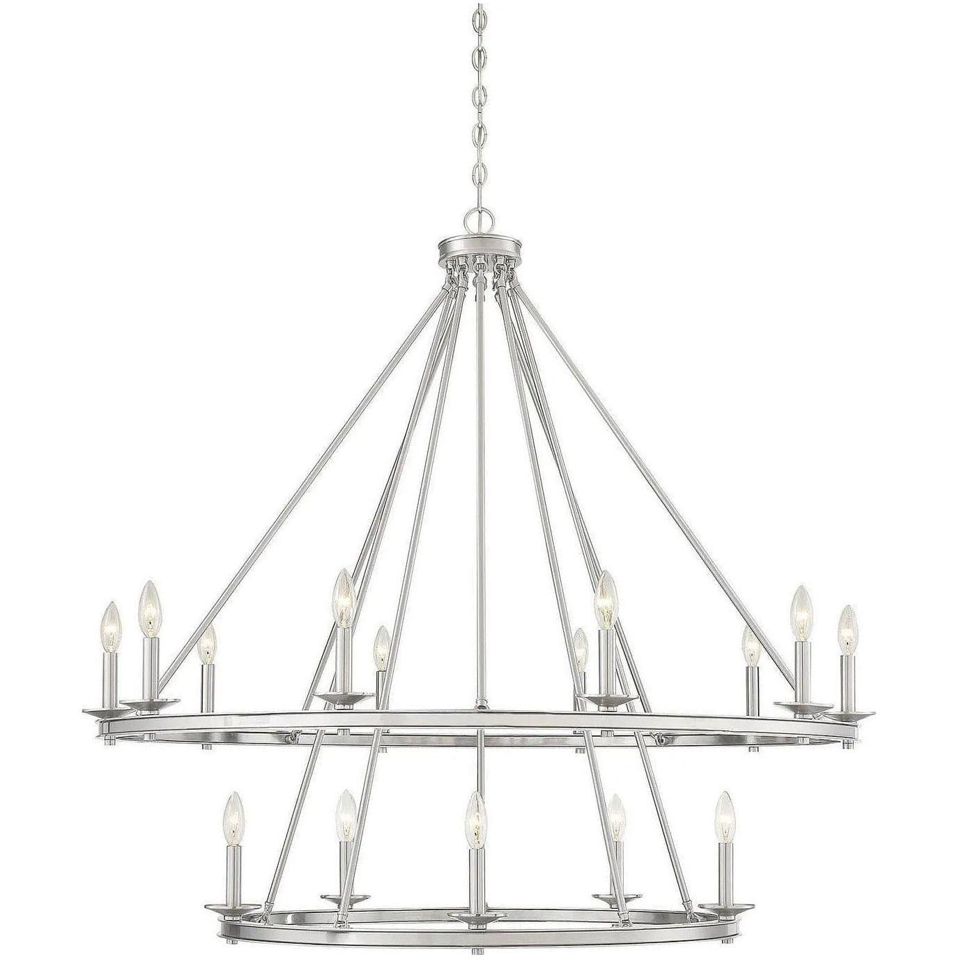 Savoy House - Middleton 15 Light Chandelier - 1-312-15-SN - Canada Light Shop