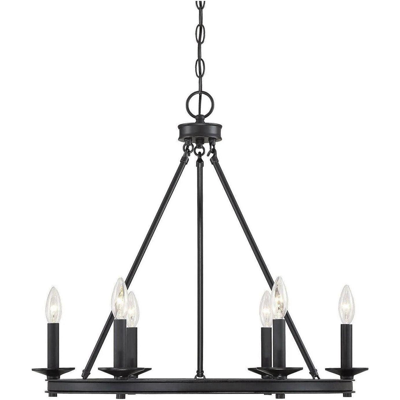 Savoy House - Middleton Six Light Chandelier - 1-307-6-44 - Canada Light Shop