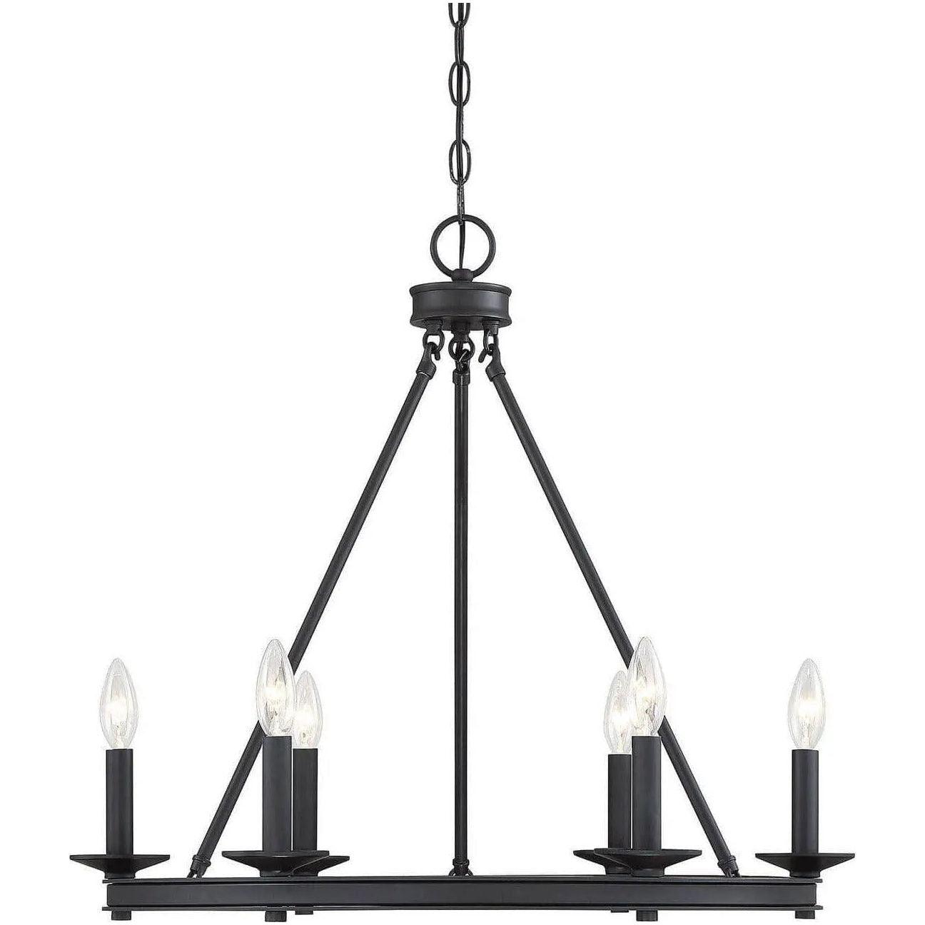 Savoy House - Middleton Six Light Chandelier - 1-307-6-89 - Canada Light Shop