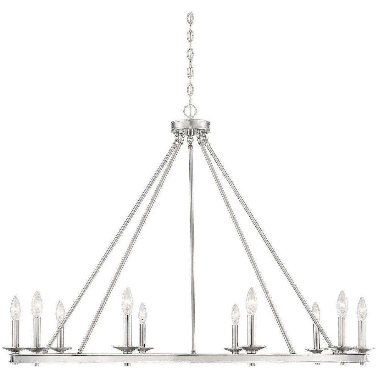 Savoy House - Middleton Ten Light Chandelier - 1-310-10-SN - Canada Light Shop