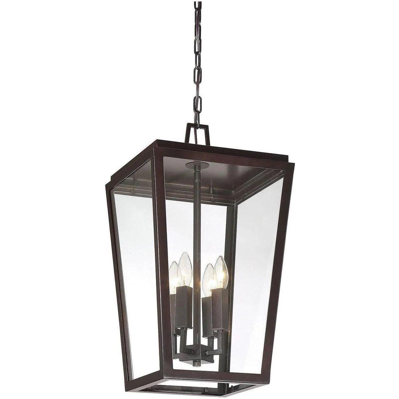 Savoy House - Milton Four Light Outdoor Hanging Lantern - 5-549-13 - Canada Light Shop
