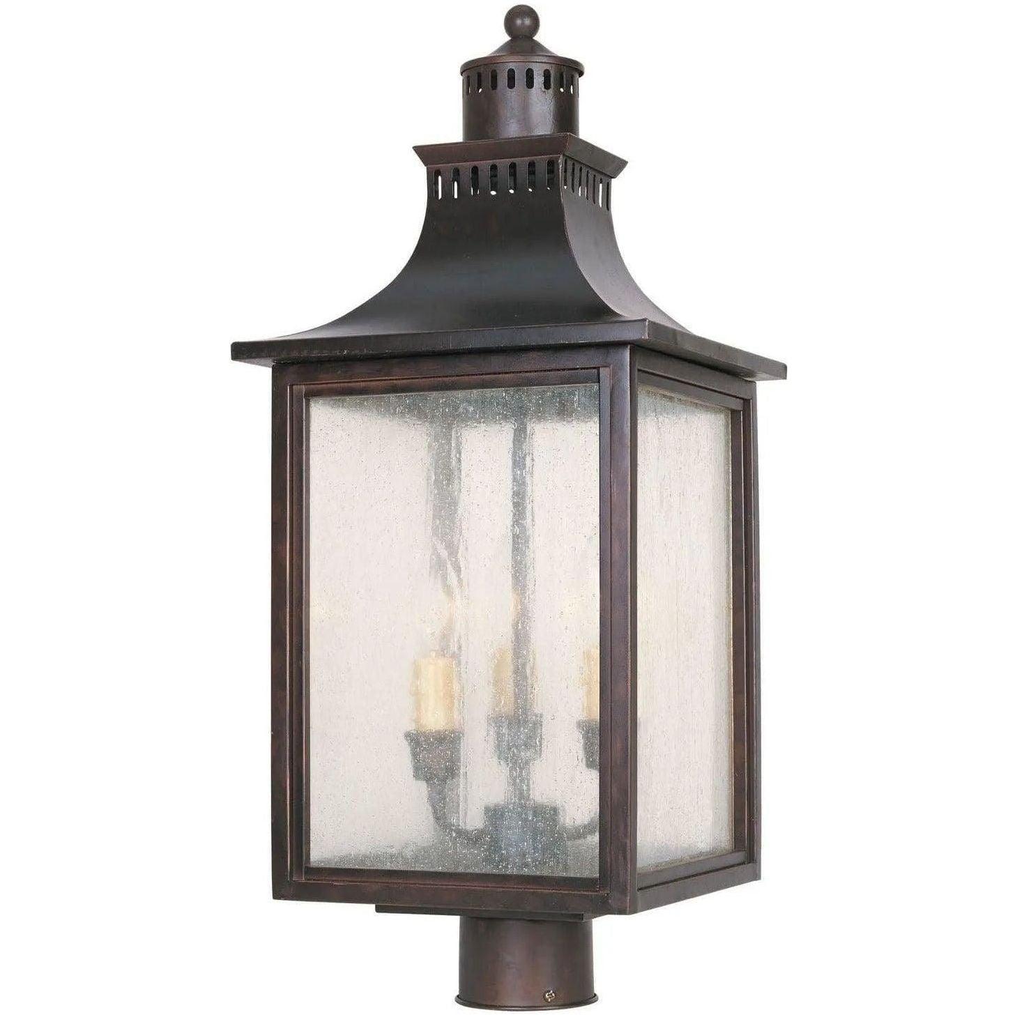 Savoy House - Monte Grande Three Light Post Lantern - 5-255-13 - Canada Light Shop